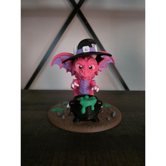 Pixipuff the Dragon Witch 3d Printed Custom Figure - Picture 7 of 7